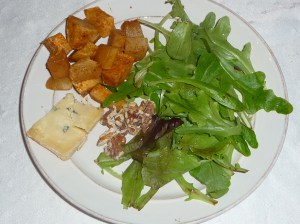 turnips roasted in salad