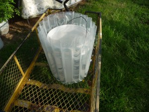 Filled Wall of Water ringing 5-gallon bucket