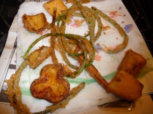 Tempura'd veggies